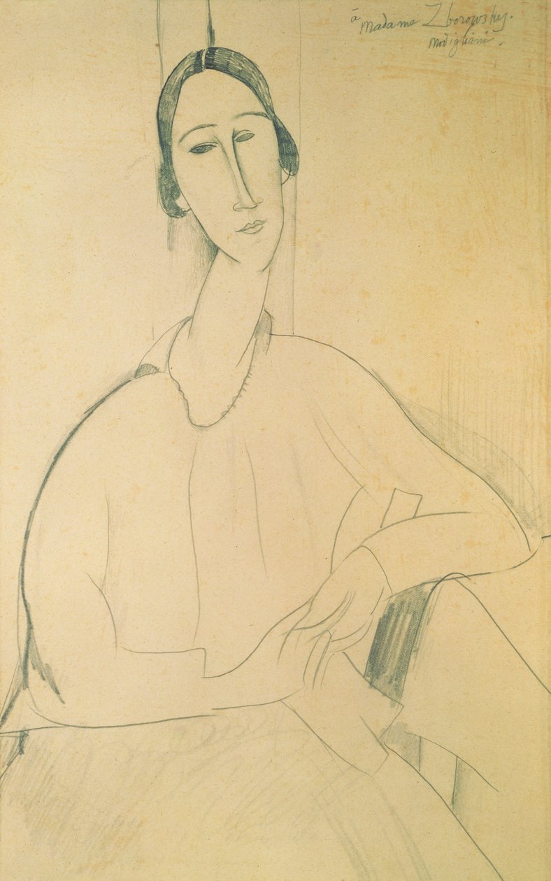 Hanka Zborowska by Amedeo Modigliani
