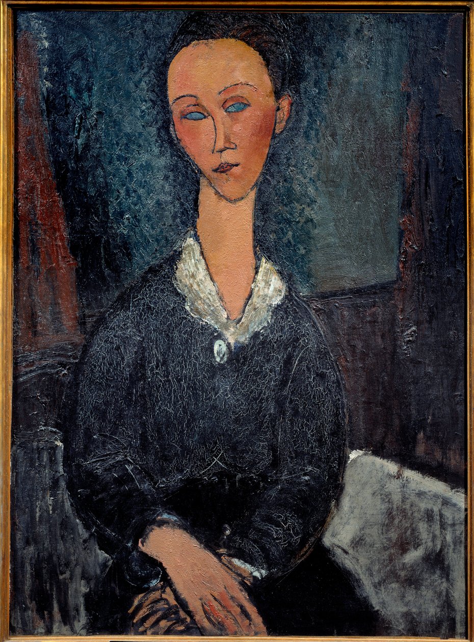 The Woman with the White Collar by Amedeo Modigliani