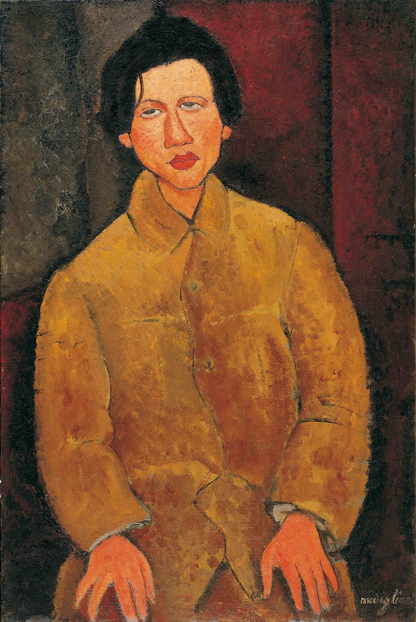 Portrait of Chaïm Soutine by Amedeo Modigliani