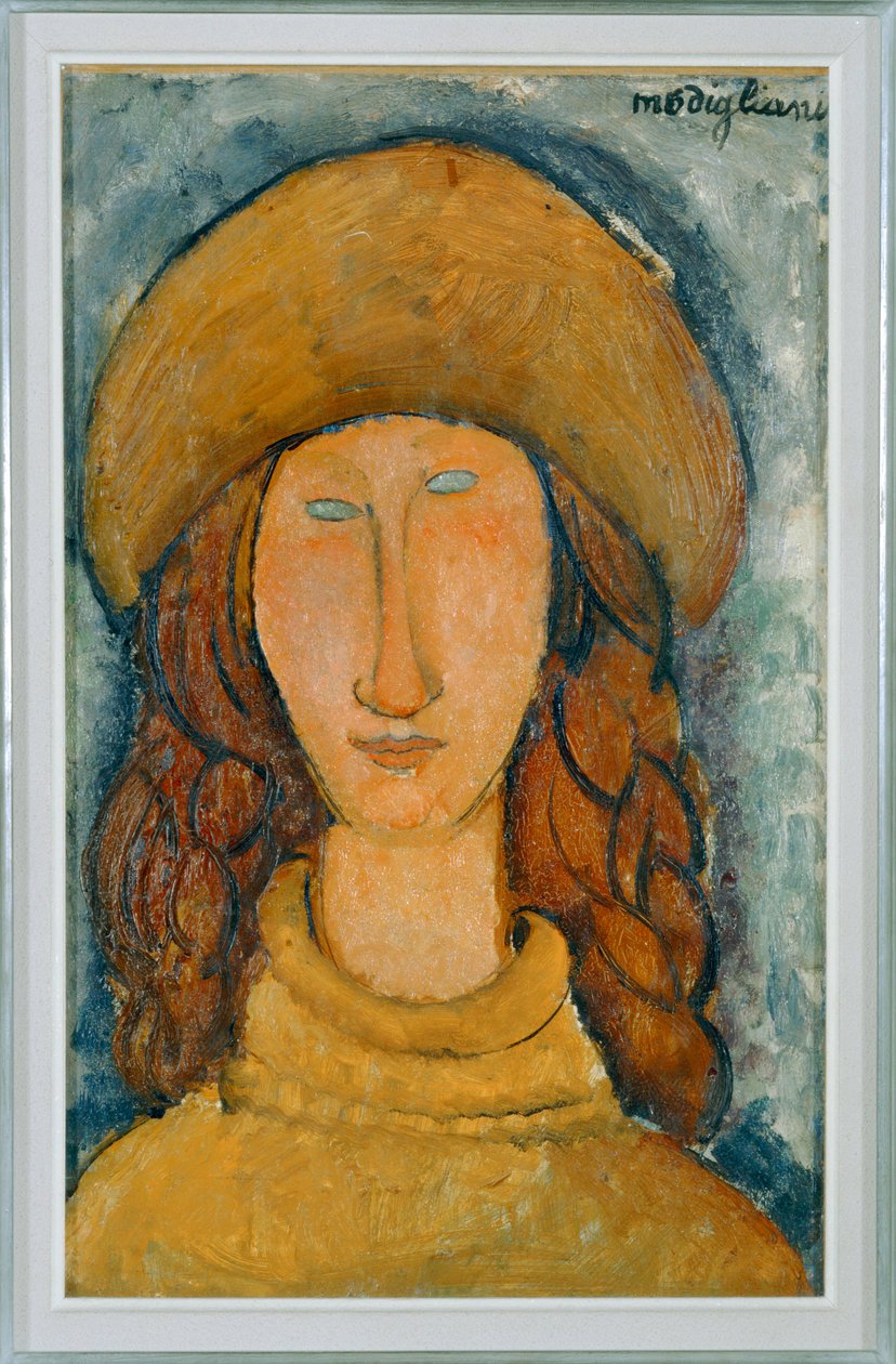Portrait of Jeanne Hebuterne by Amedeo Modigliani