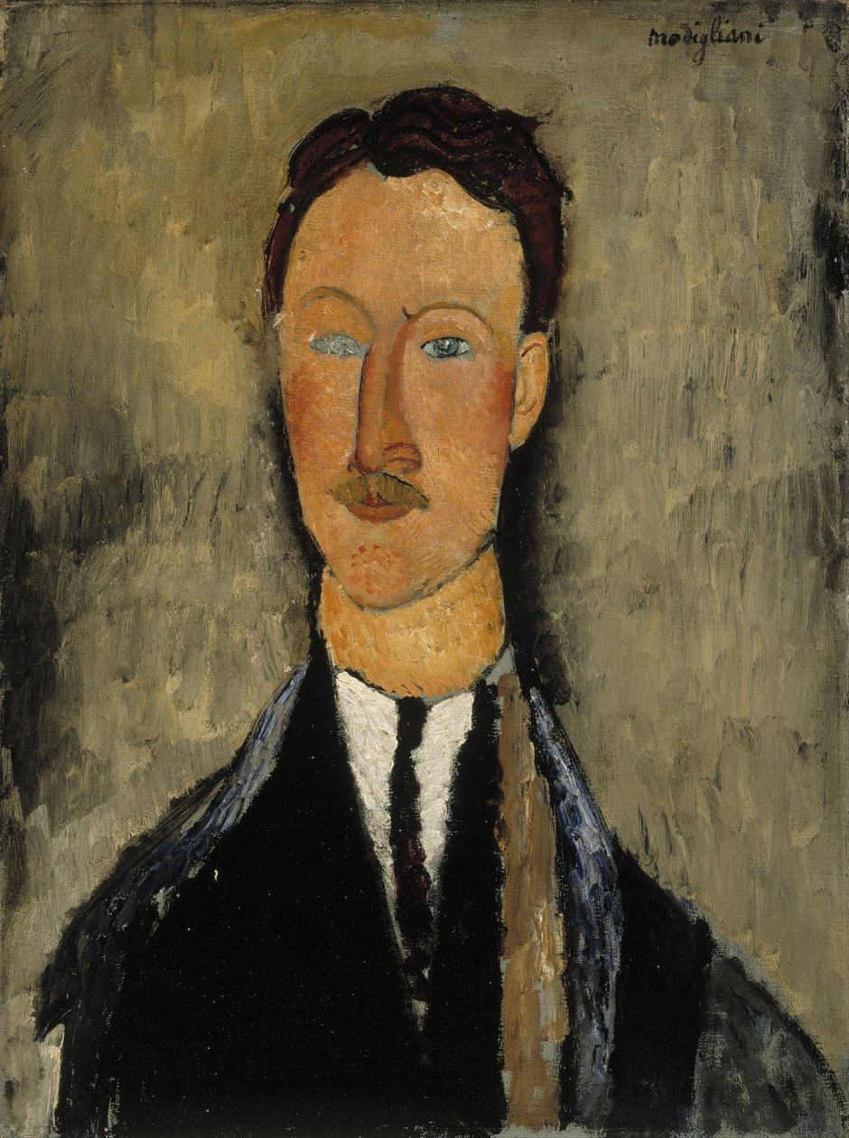 Portrait of Leopold Survage by Amedeo Modigliani
