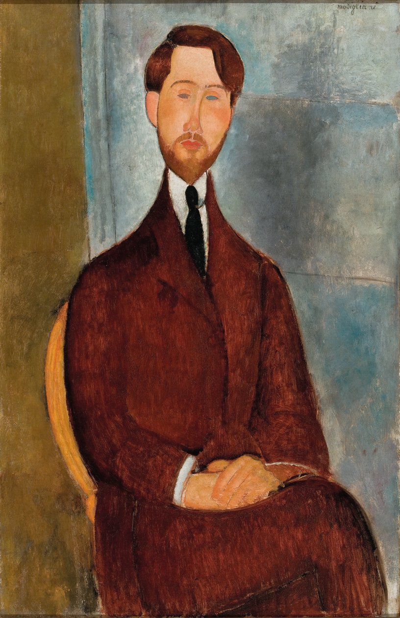 Portrait of Leopold Zborowski by Amedeo Modigliani