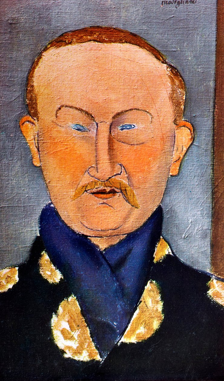 Portrait of Léon Bakst by Amedeo Modigliani