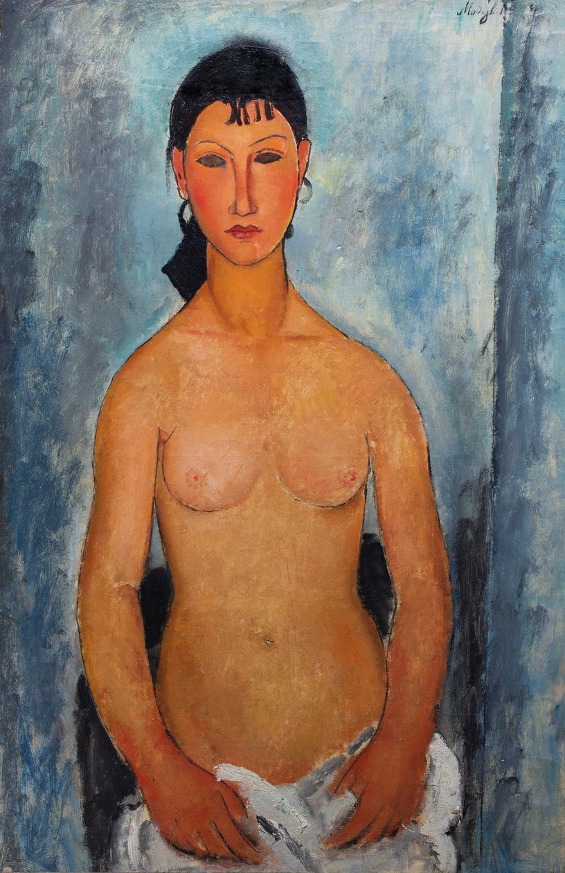 Standing Nude (Elvira) by Amedeo Modigliani