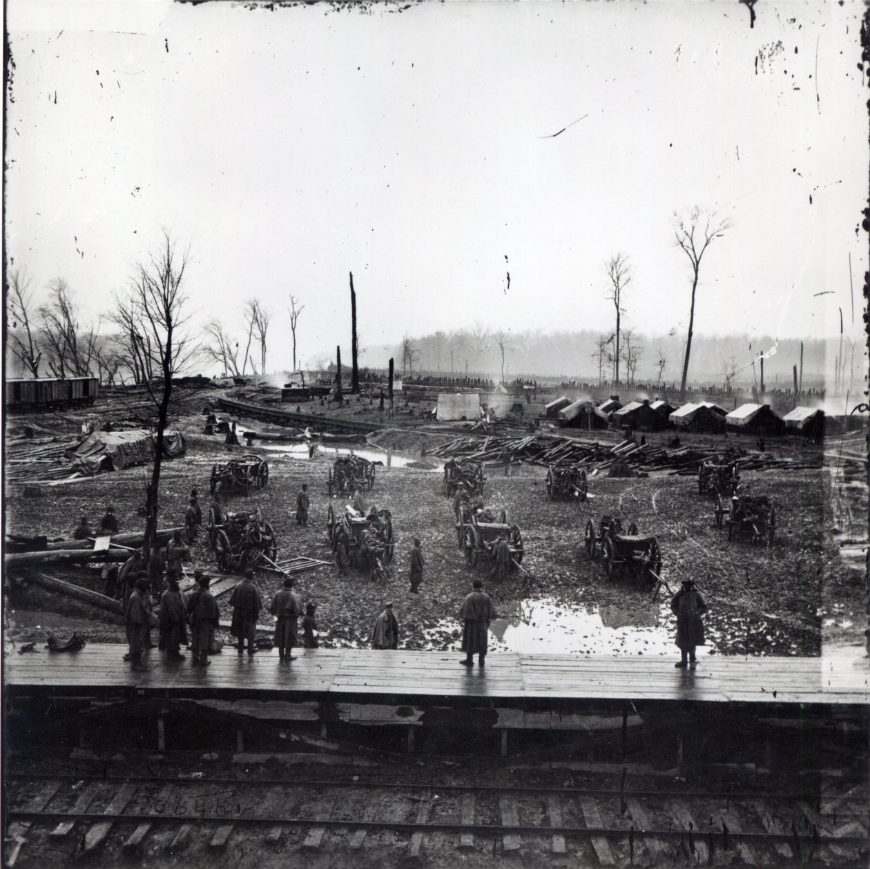 Confederate Batteries at Johnsonville, Tennessee by American Photographer