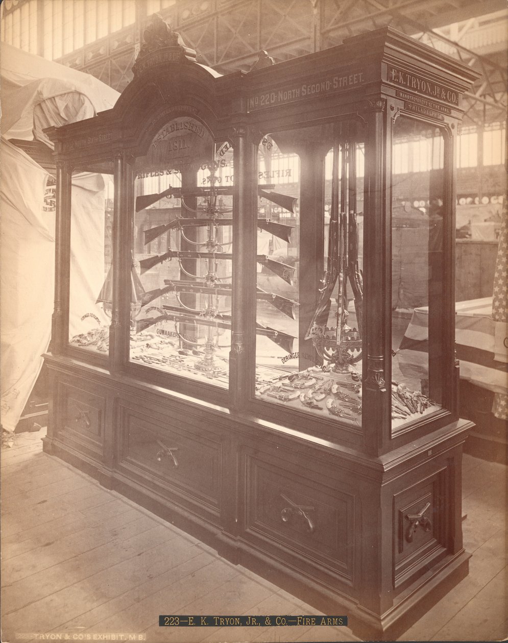 E.K. Tryon Jr. and Co. Firearms, Philadelphia Centennial Exposition by American Photographer