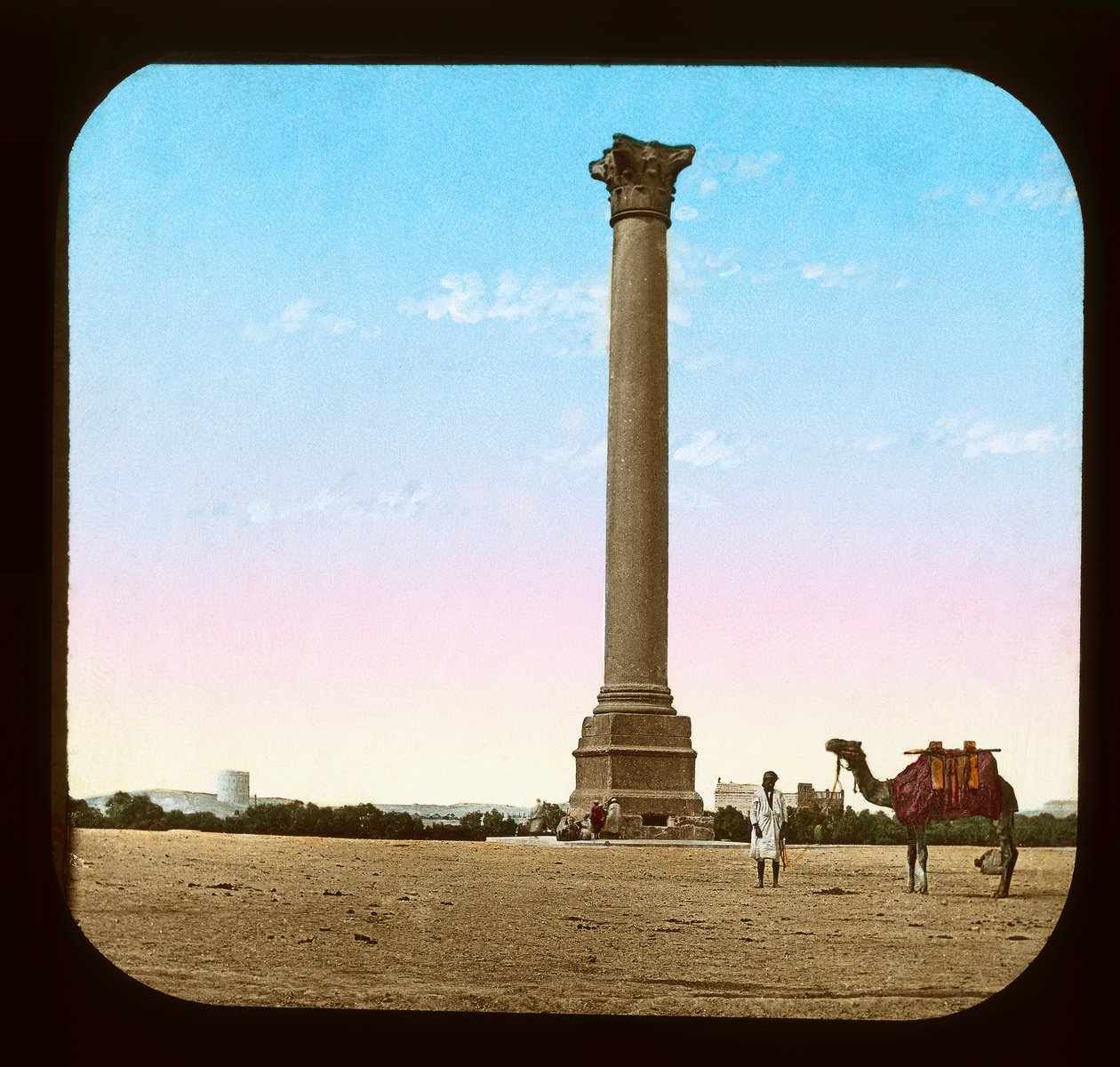Egypt - Pompeys Pillar, Alexandria by American Photographer