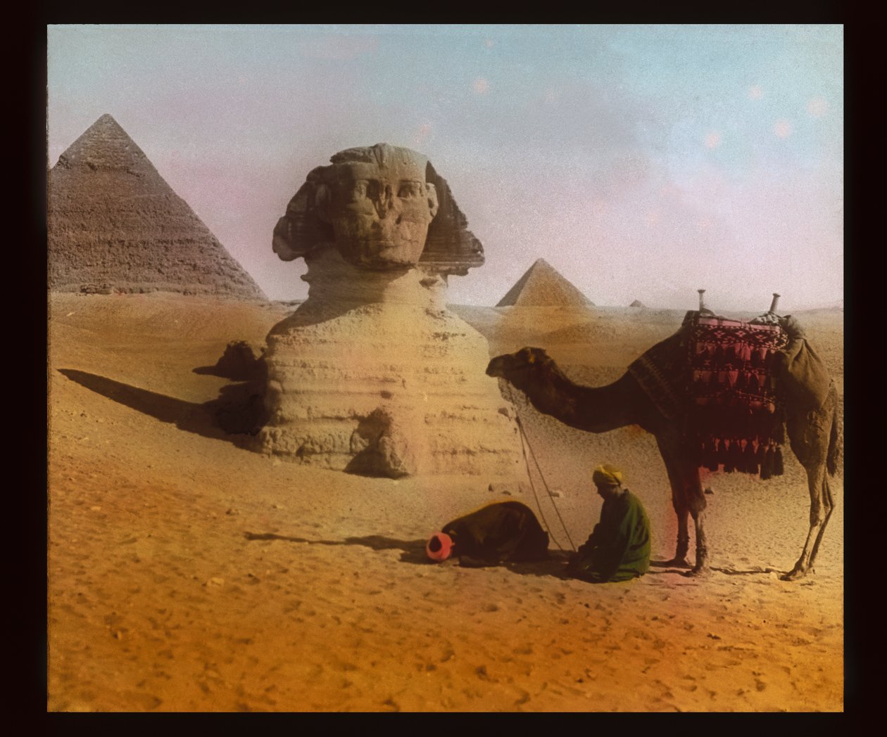 Gizeh - Pyramids and Sphinx by American Photographer