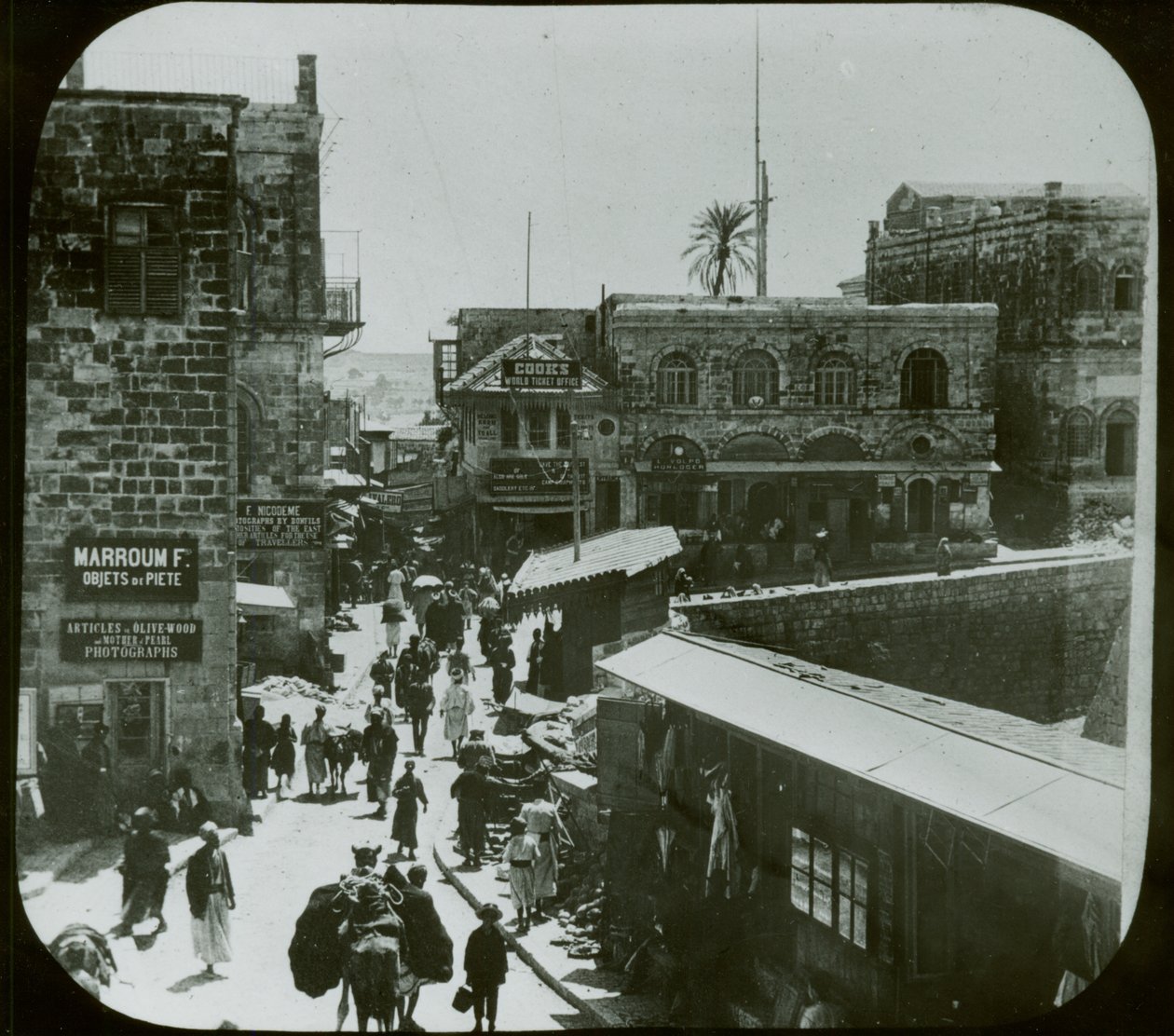 Jerusalem, Inside the Jaffa Gate, c.1880 by American Photographer