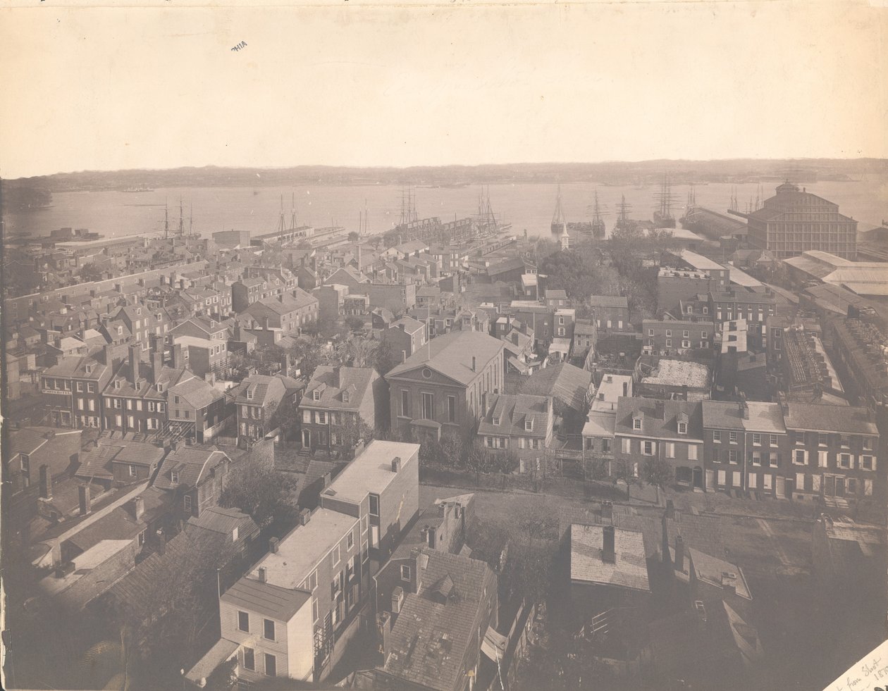 Panorama of Philadelphia, east view - East from shot tower, 1870 by American Photographer