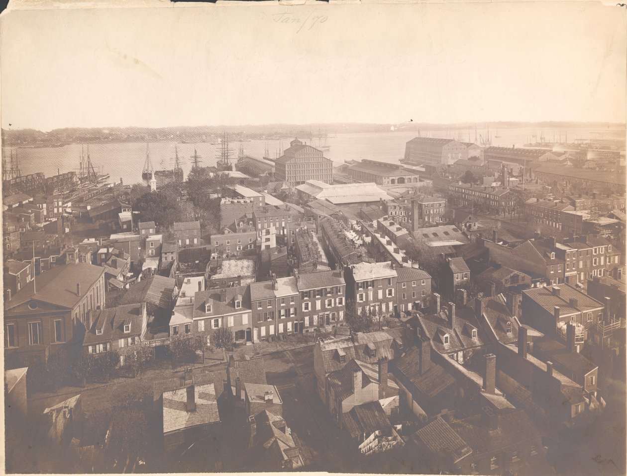 Panorama of Philadelphia, east-southeast view, January 1870 by American Photographer