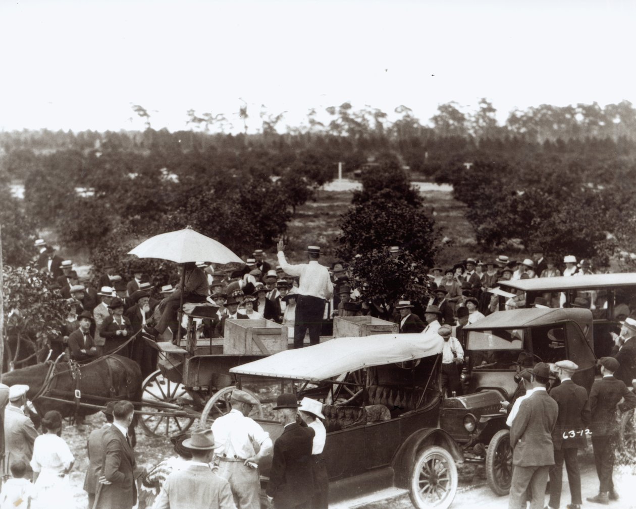 Selling Land in Coral Gables, 13th December 1920 by American Photographer