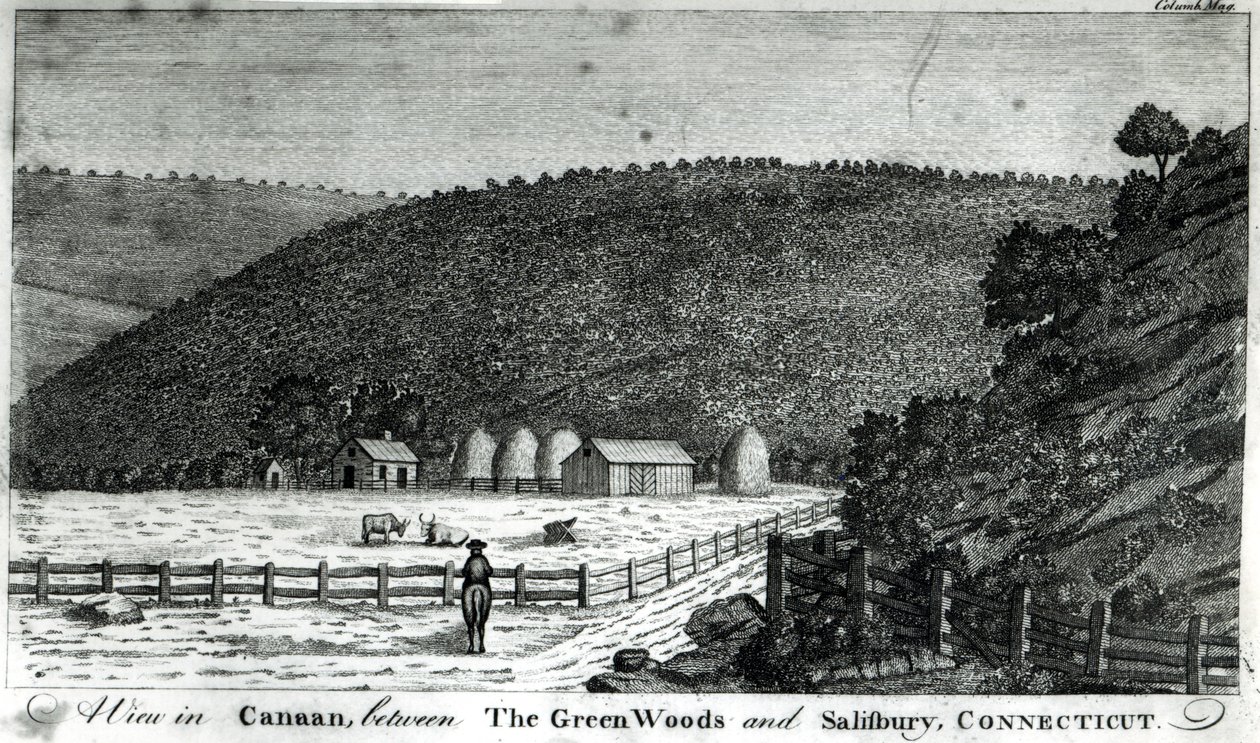 A Farm in Canaan, Connecticut, from 