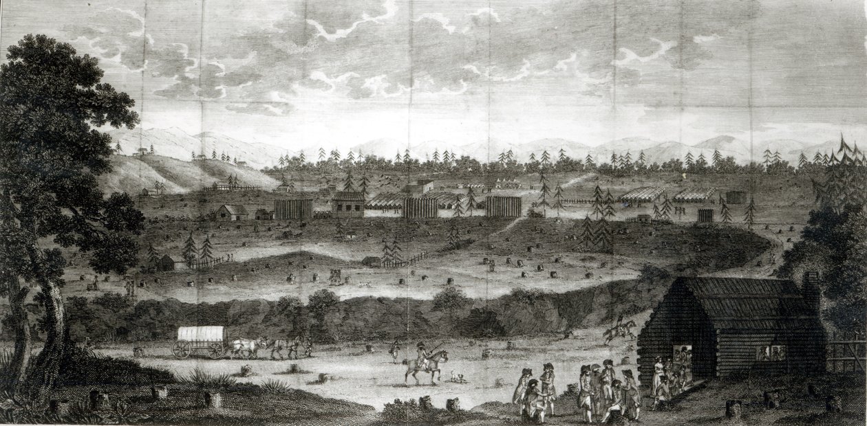Encampment of the Convention Army, from 