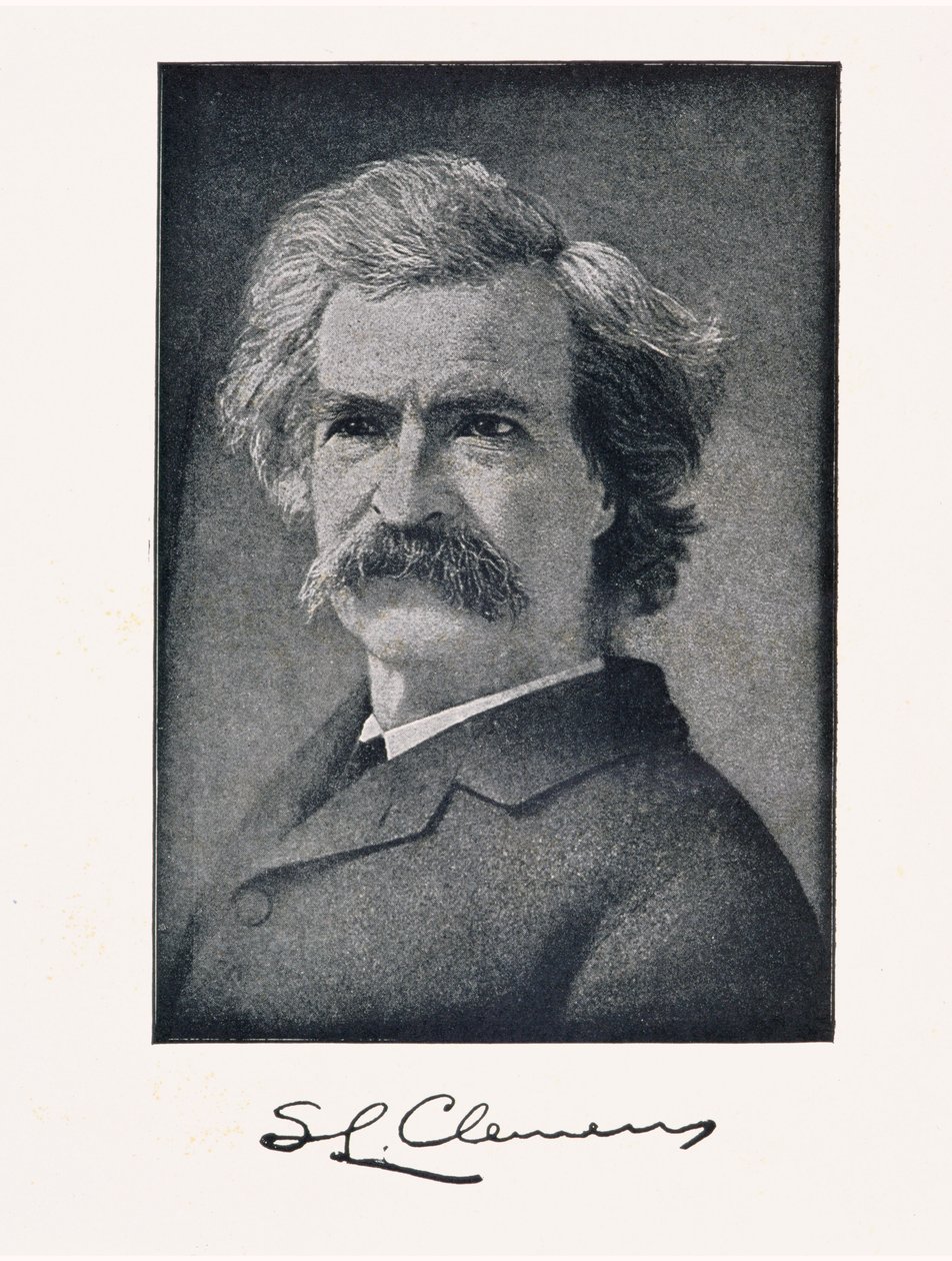Mark Twain (pseudonym of Samuel Langhorne Clemens) by American School