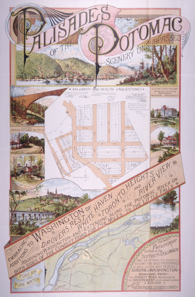 Palisades of the Potomac by American School