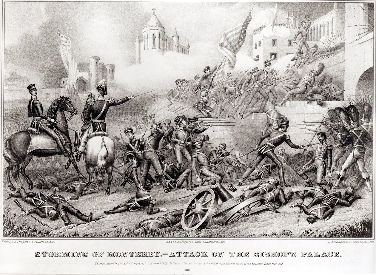 Storming of Monterey. Attack on the Bishop