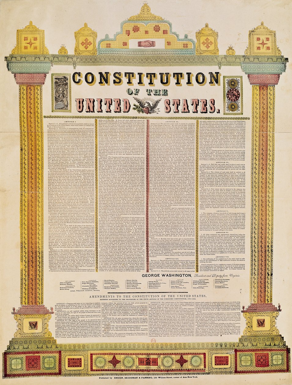 The Constitution of the United States of America by American School