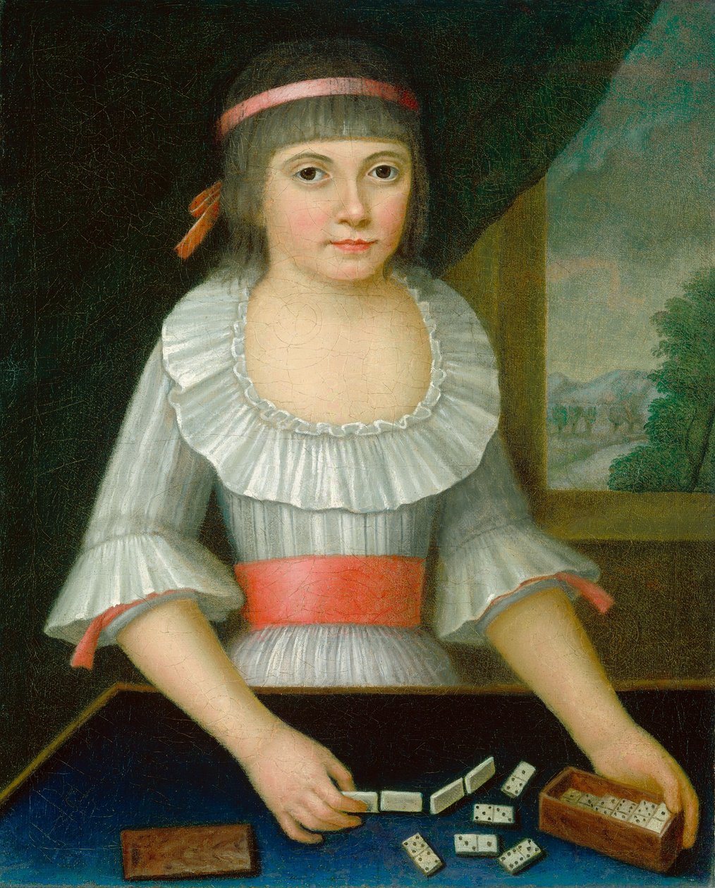 The Domino Girl by American 18th Century