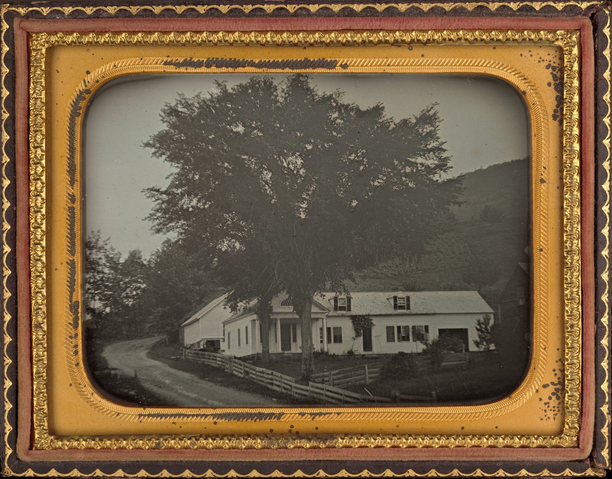 House on a Hillside by American 19th Century