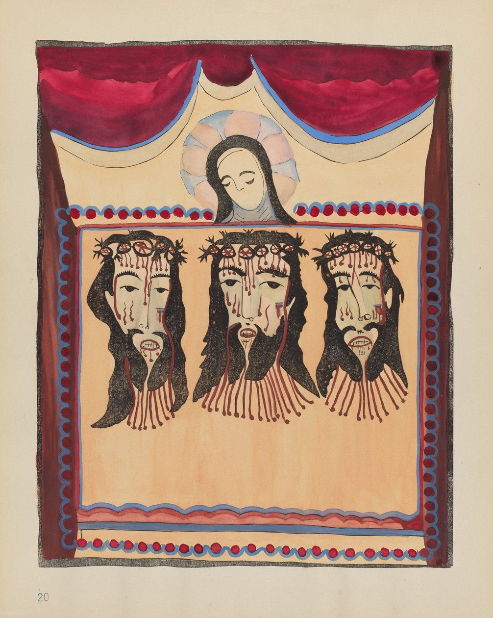 Plate 20 (Variant): Saint Veronica: From Portfolio 