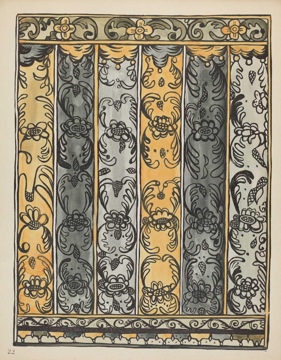 Plate 22: Wall Decoration, Laguna: From Portfolio 