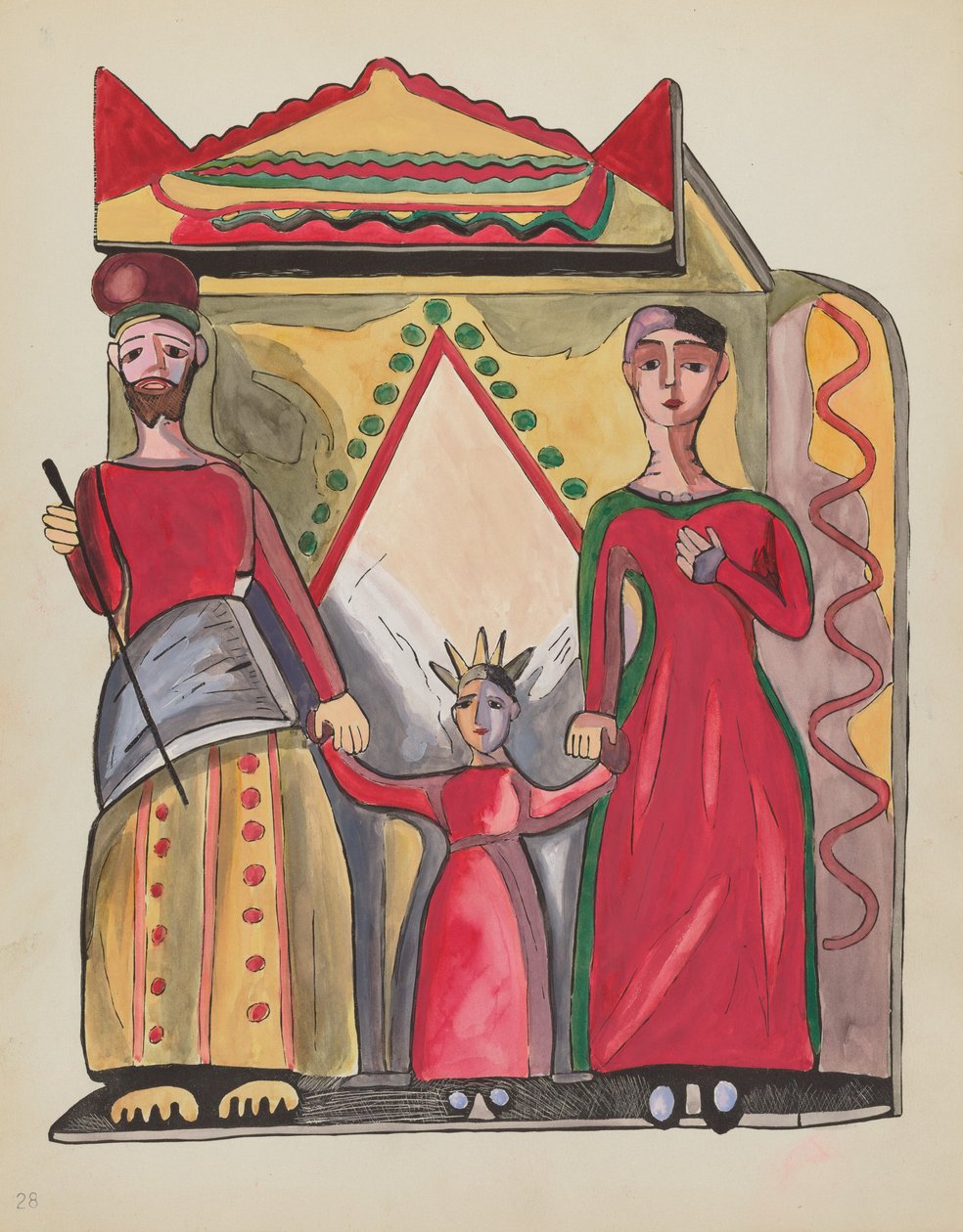 The Holy Family (Plate 28) from Portfolio 