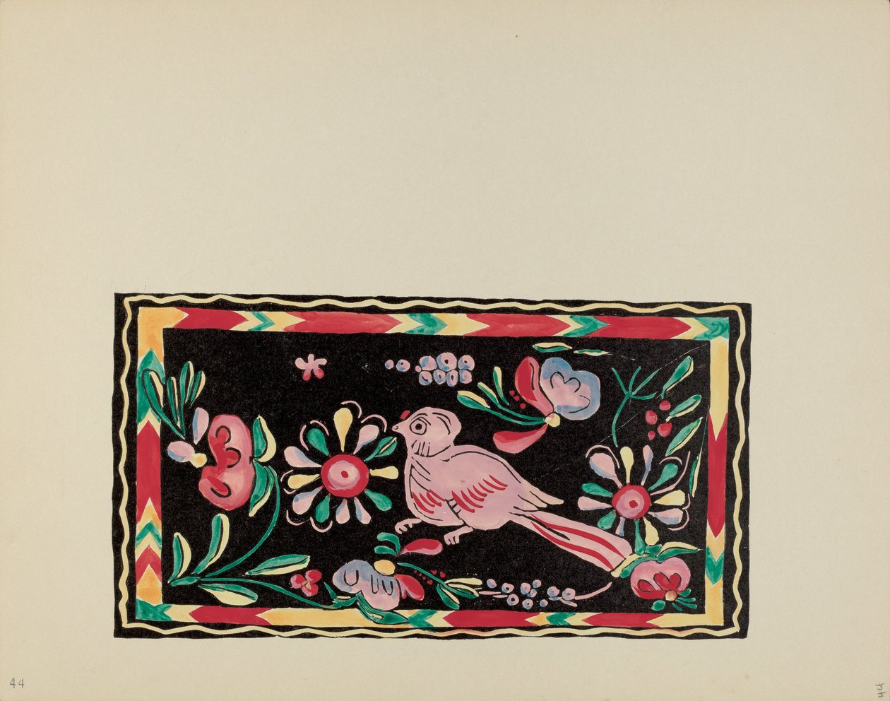 Plate 44: Painted Chest Designs: From Portfolio 