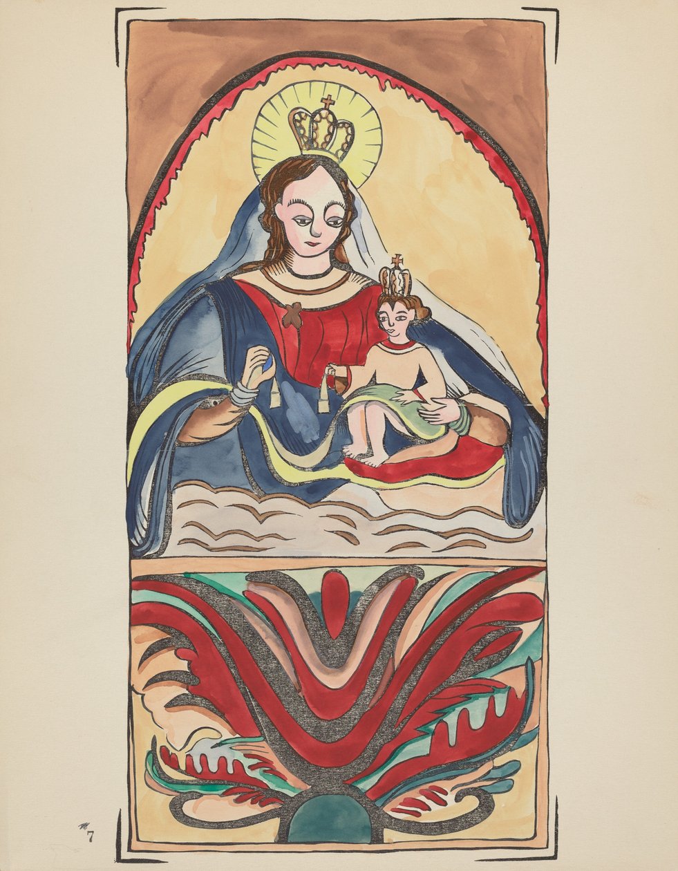 Plate 7: Our Lady of Mt. Carmel: From Portfolio 
