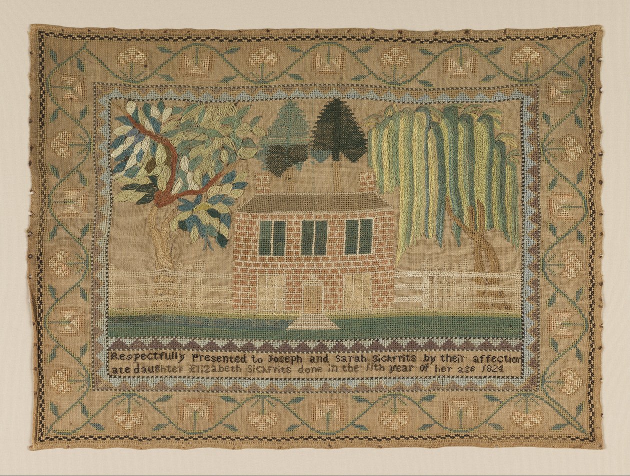 Sampler by American Elizabeth Sickfrits