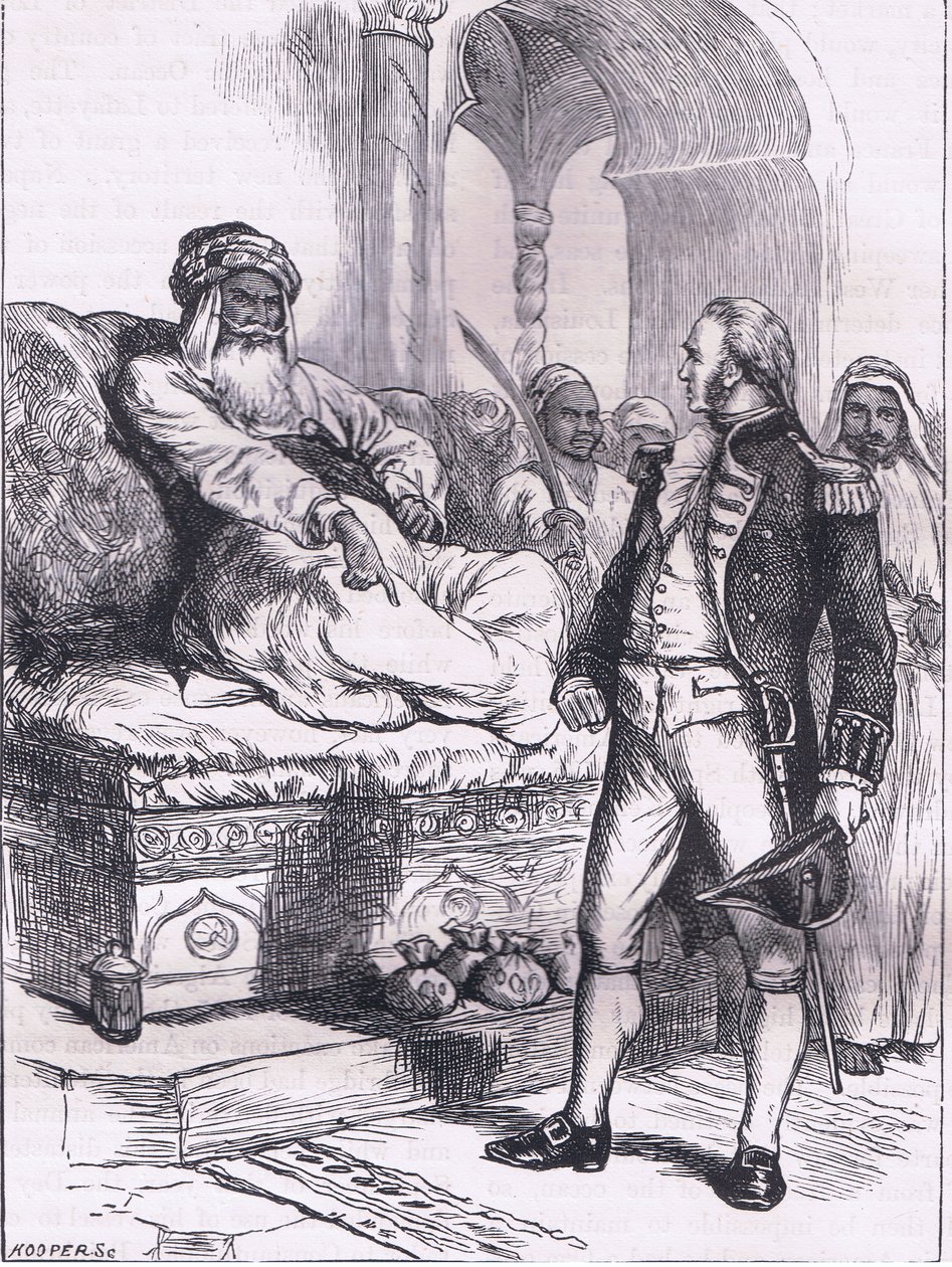 Captain Bainbridge and the Dey of Algiers by American English school