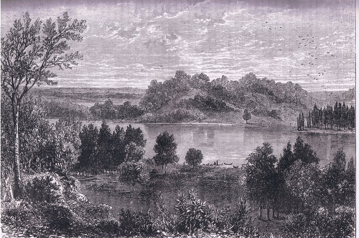 The valley of the Mississippi (illustration from 