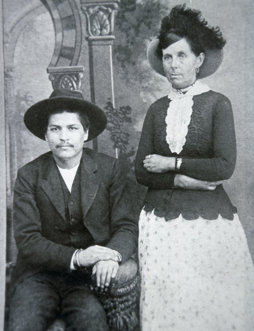 Belle Starr with her paramour 
