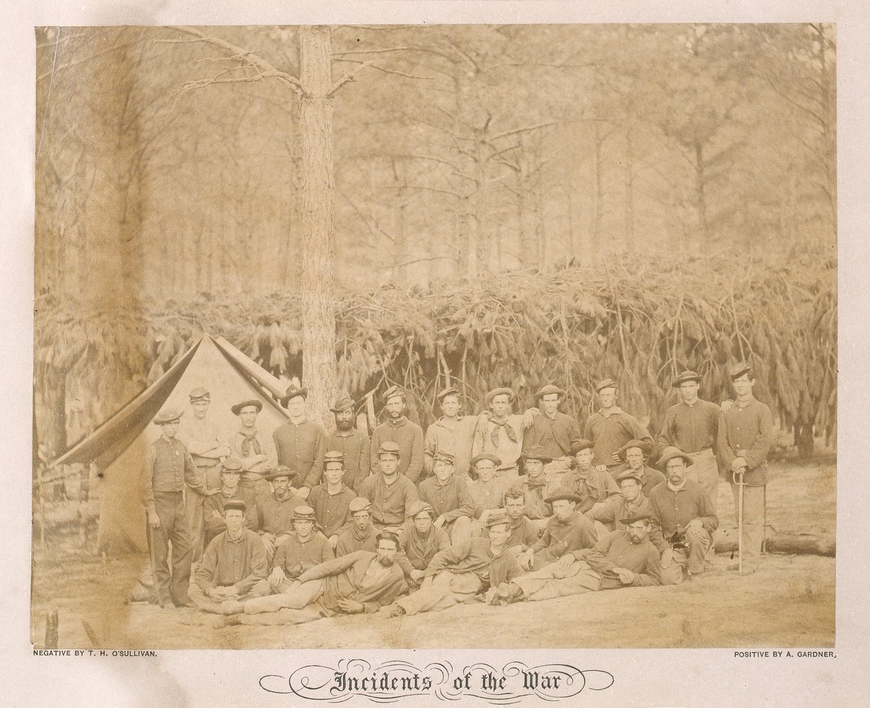 Group Portrait of #2 Group, Detachment of US Engineers by American Photographer