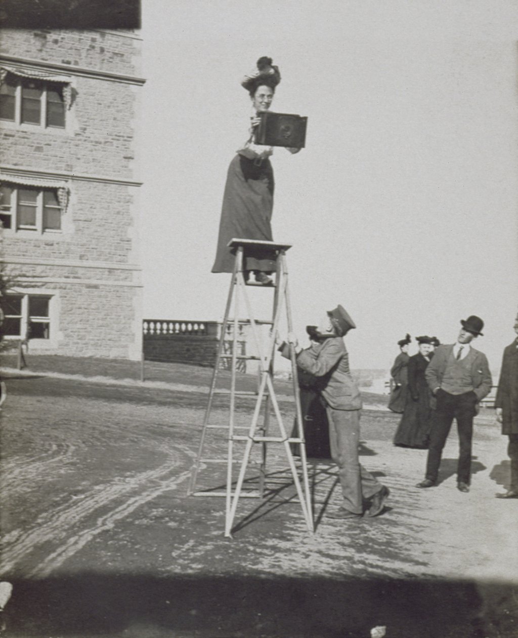 Jessie Tarbox Beals (1871-1942) at the Louisiana Purchase Exposition, 1904 by American Photographer