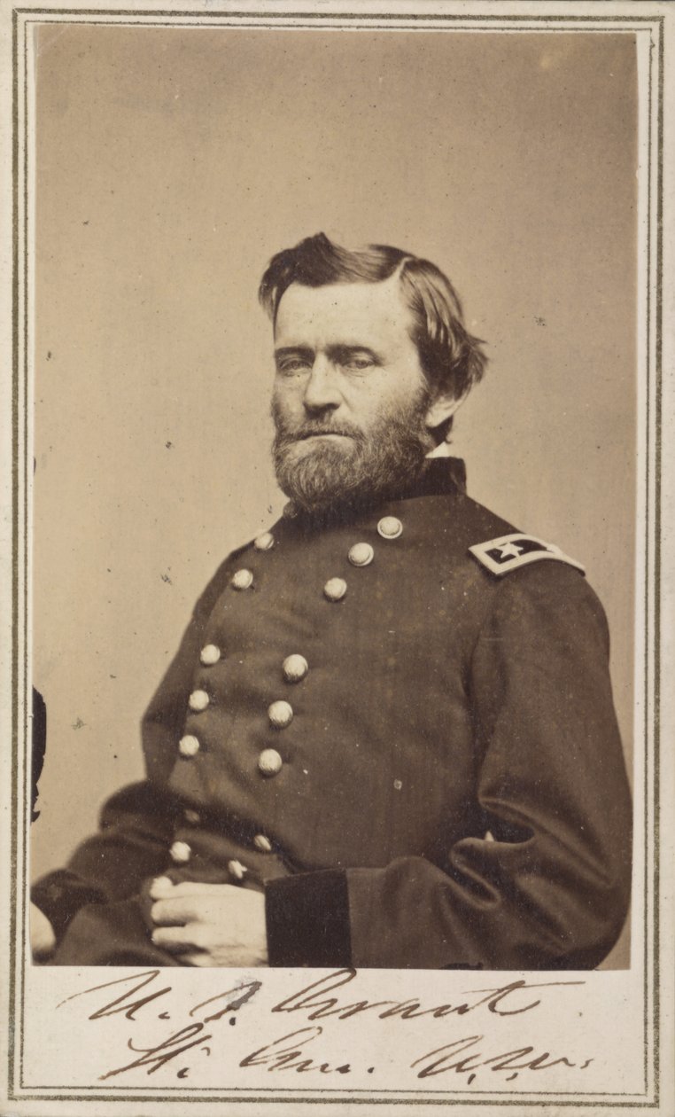 Maj. Gen. Ulysses S. Grant, officer of the Federal Army by American Photographer