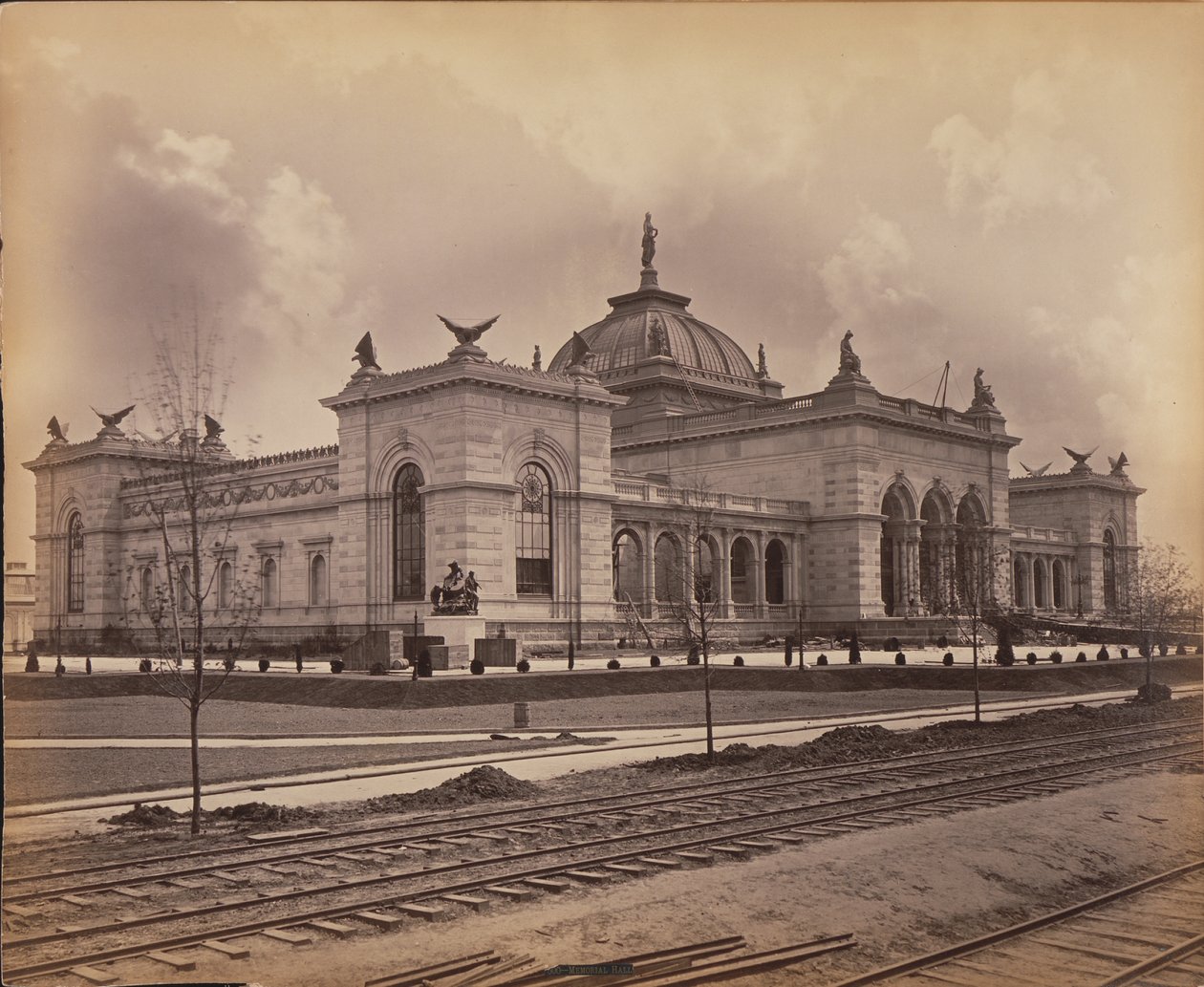 Memorial Hall of the Centennial Exposition by American Photographer