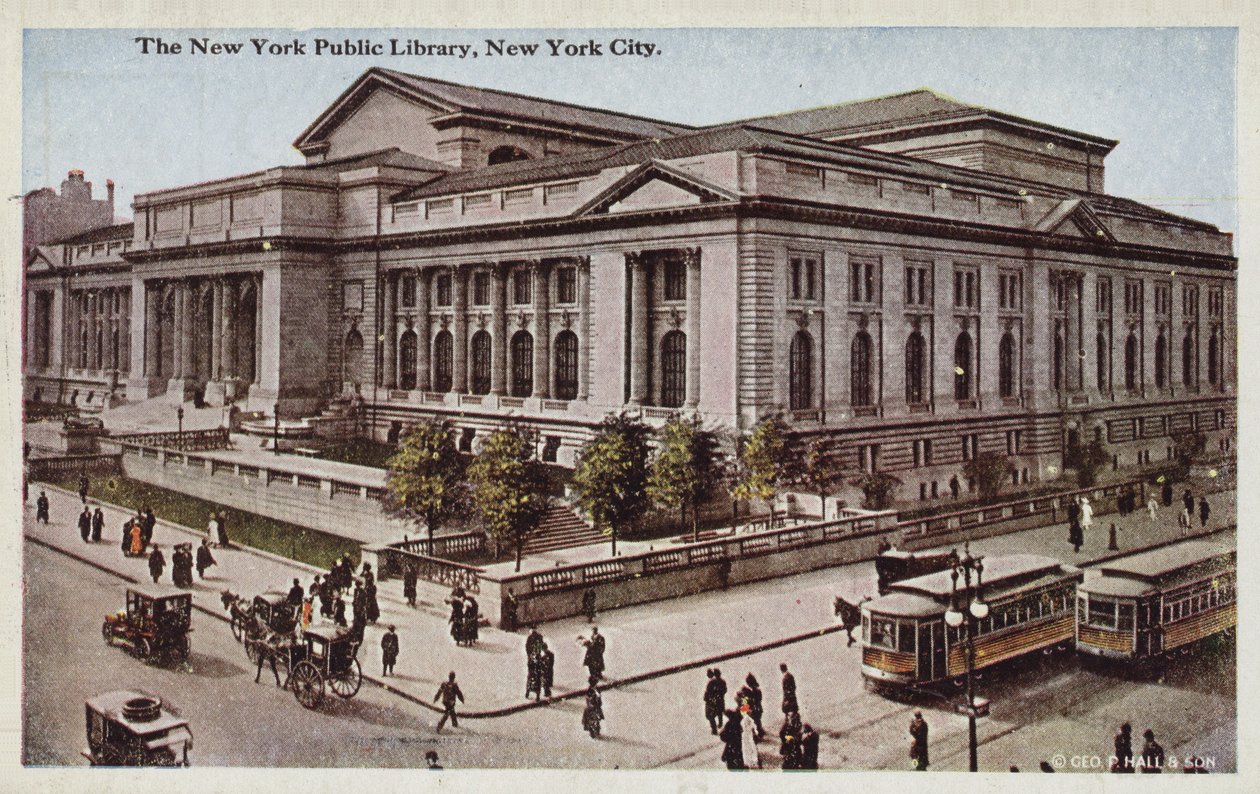 New York Public Library, New York City, USA by American Photographer