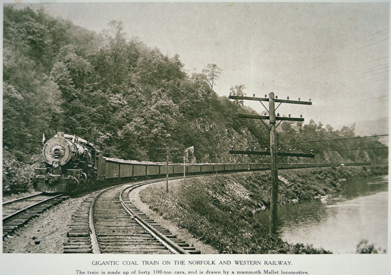 Norfolk & Western Railway, c.1925 by American Photographer