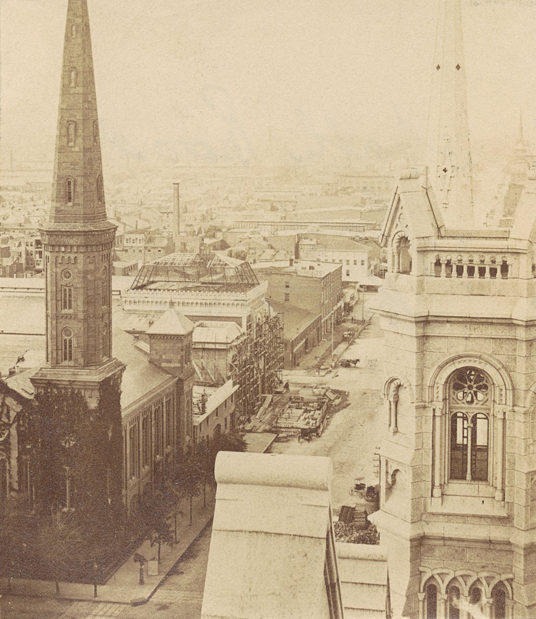 North Broad Street from City Hall from the 