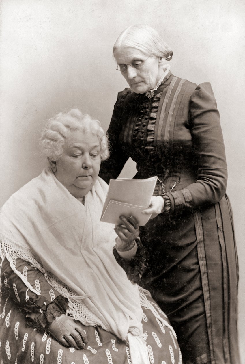 Portrait of Elizabeth Cady Stanton and Susan B. Anthony by American Photographer