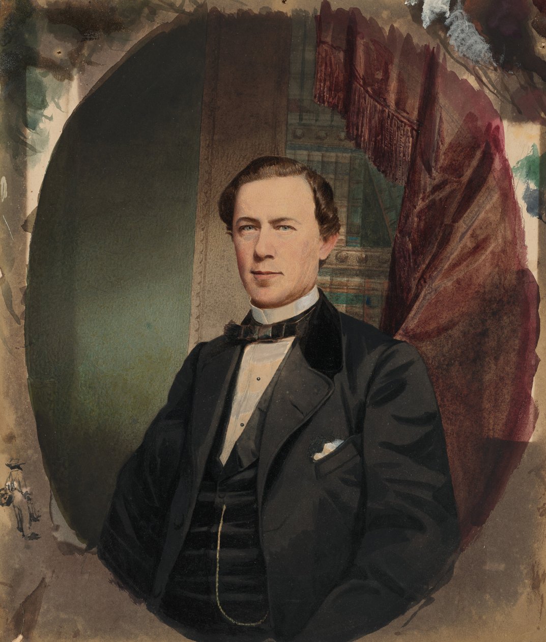 Portrait of a Man, 1850s by American Photographer