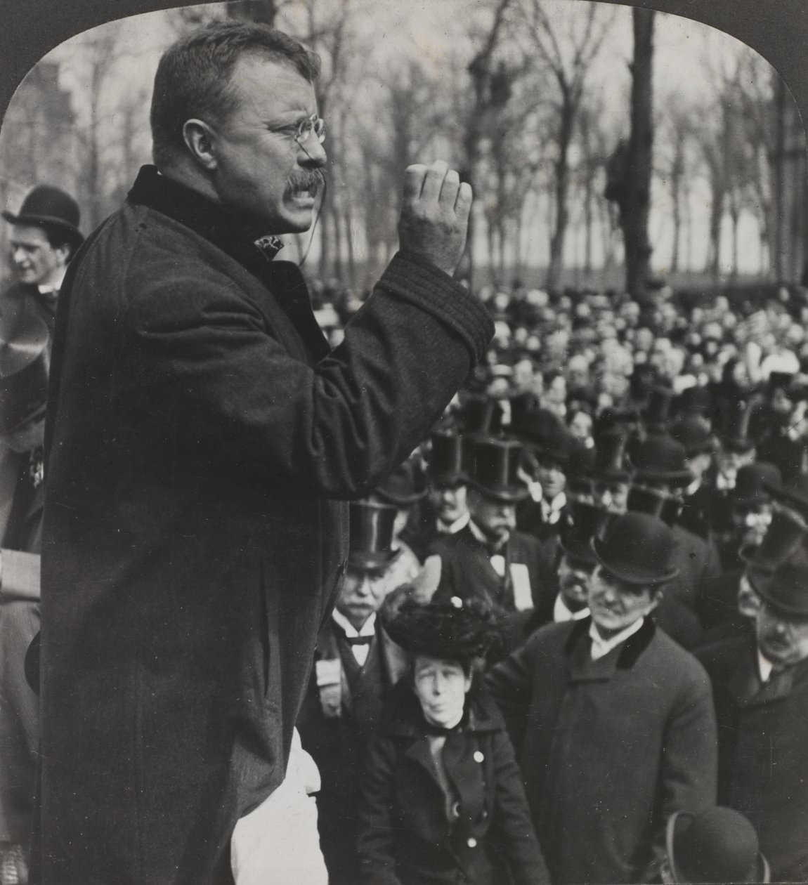 President Roosevelt at Evanston by American Photographer