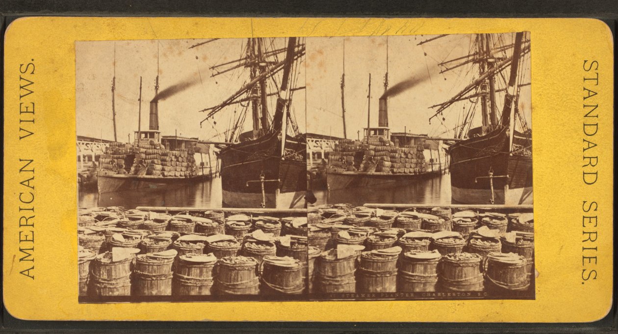 Stereoscopic View of the Steamer 