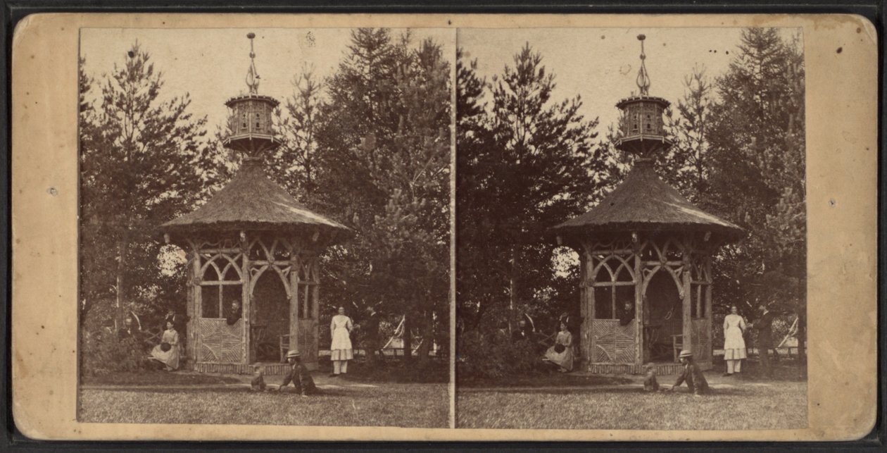 Summer House, Oneida Community, New York State, 1873 by American Photographer