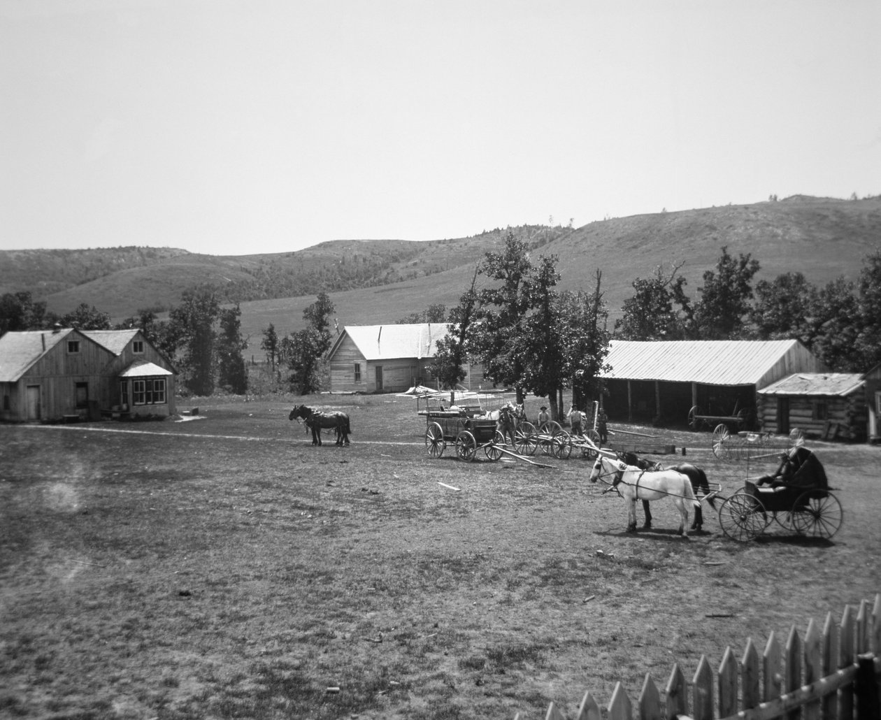 The Haylie Ranch, Crook County, Wyoming, c.1890 by American Photographer