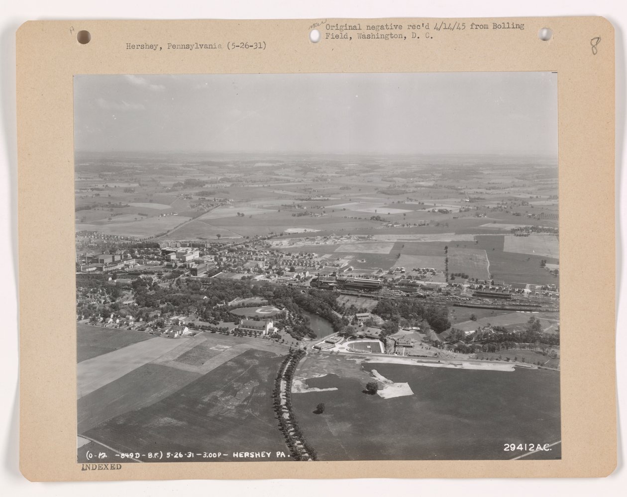 View of Hershey, Pennsylvania, 26th May 1931 by American Photographer
