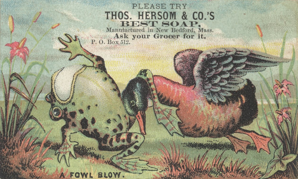 A Fowl Blow, Advertisement for Thos. Hersom & Co