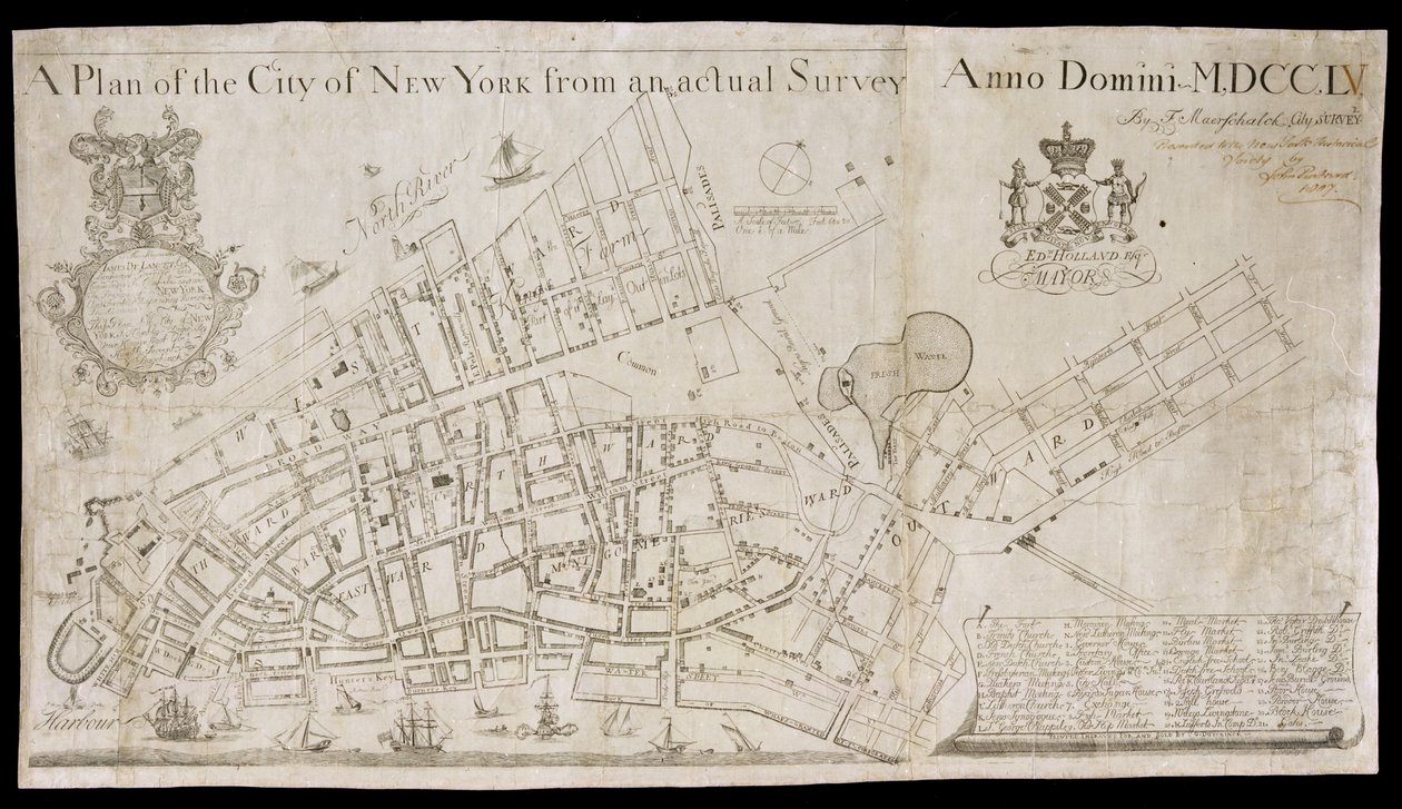 A Plan of the City of New York from an Actual Survey by American School