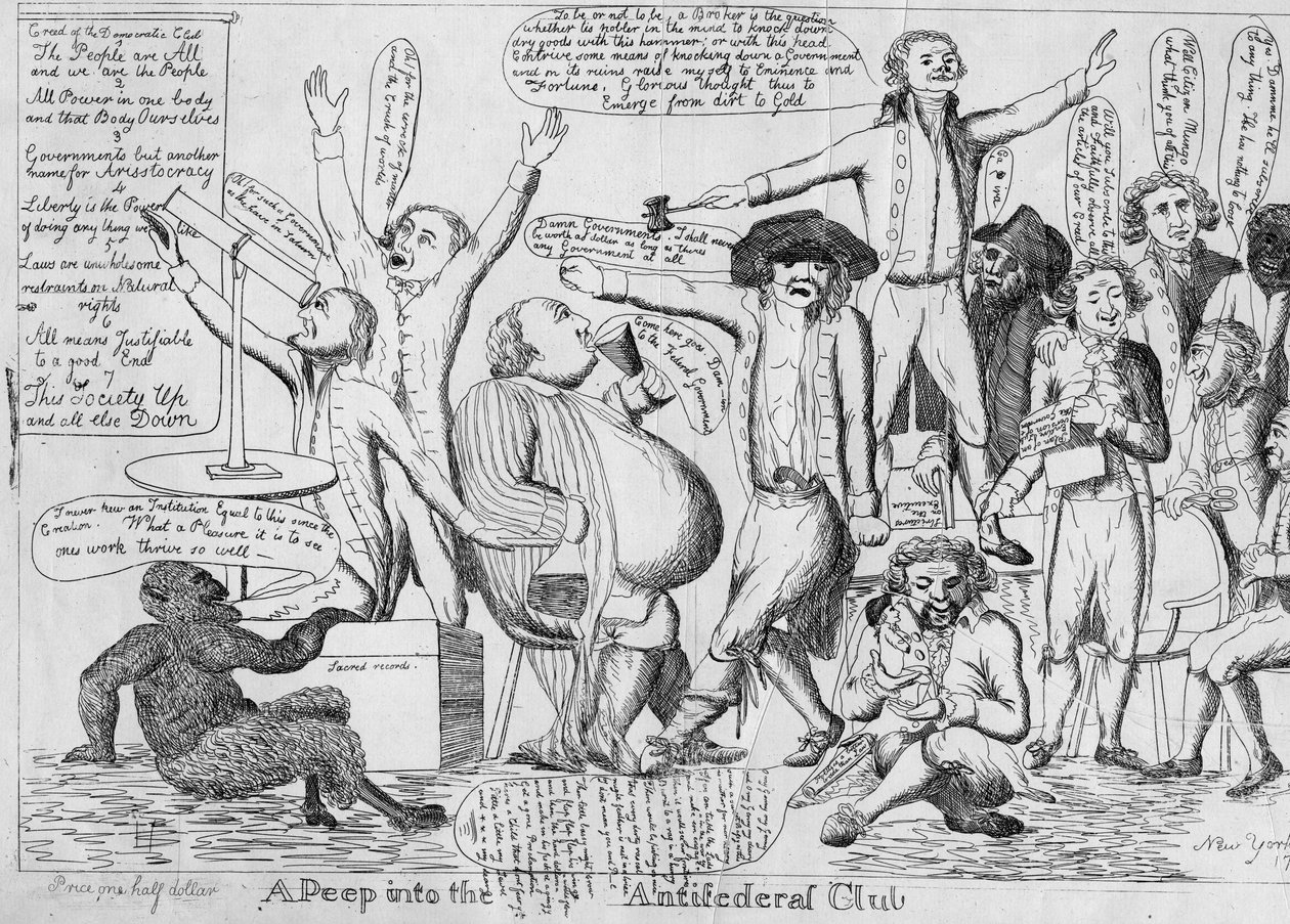 A peep into the anti-Federal Club by American School